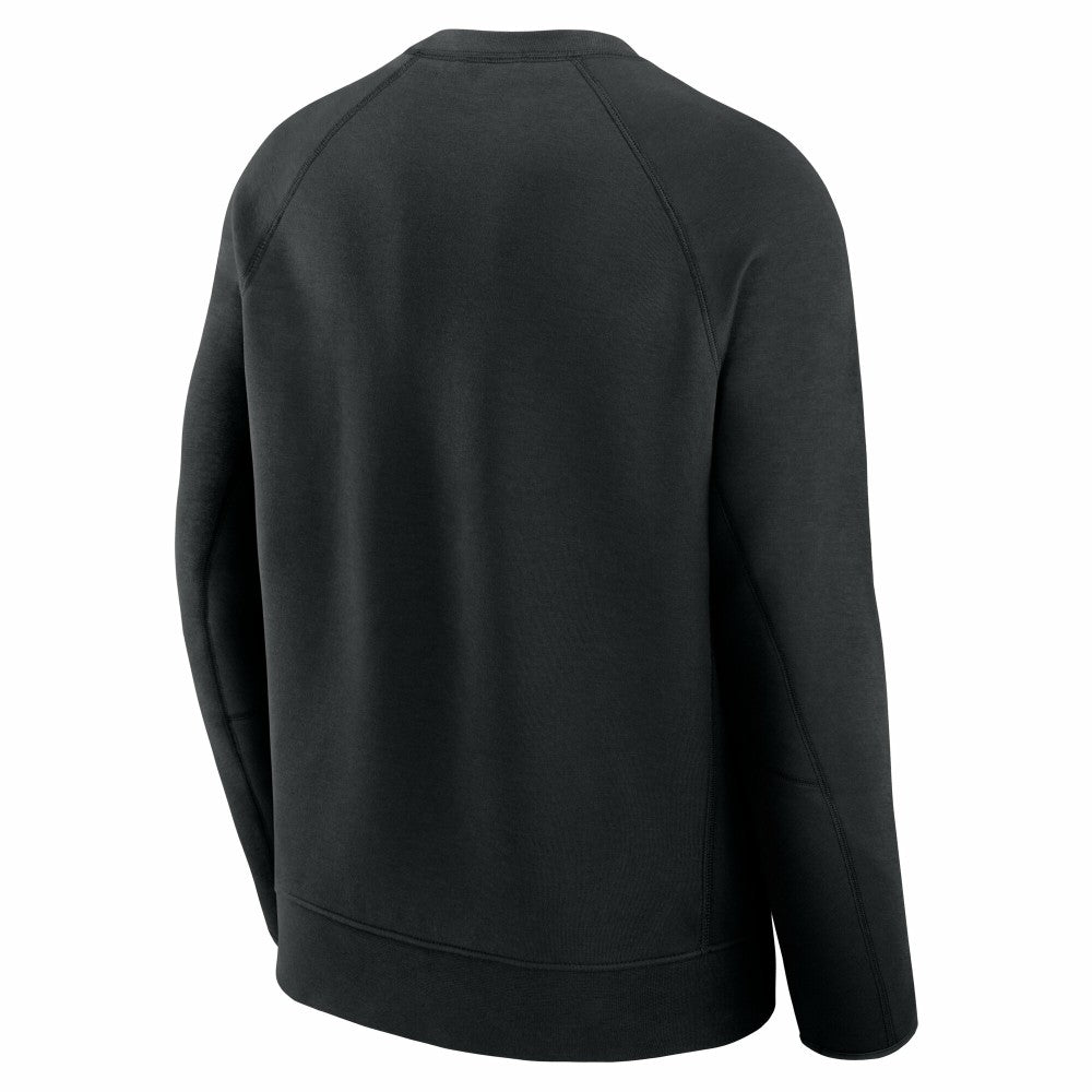 New York Mets Tech Fleece Raglan Sweatshirt - Black | Nike