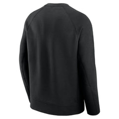 Chicago Cubs Tech Fleece Raglan Sweatshirt - Black | Nike