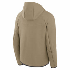 Atlanta Braves Tech Fleece Raglan Full-Zip Windrunner Hoodie - Tan | Nike