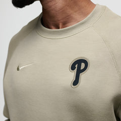 Philadelphia Phillies Tech Fleece Raglan Sweatshirt - Olive | Nike