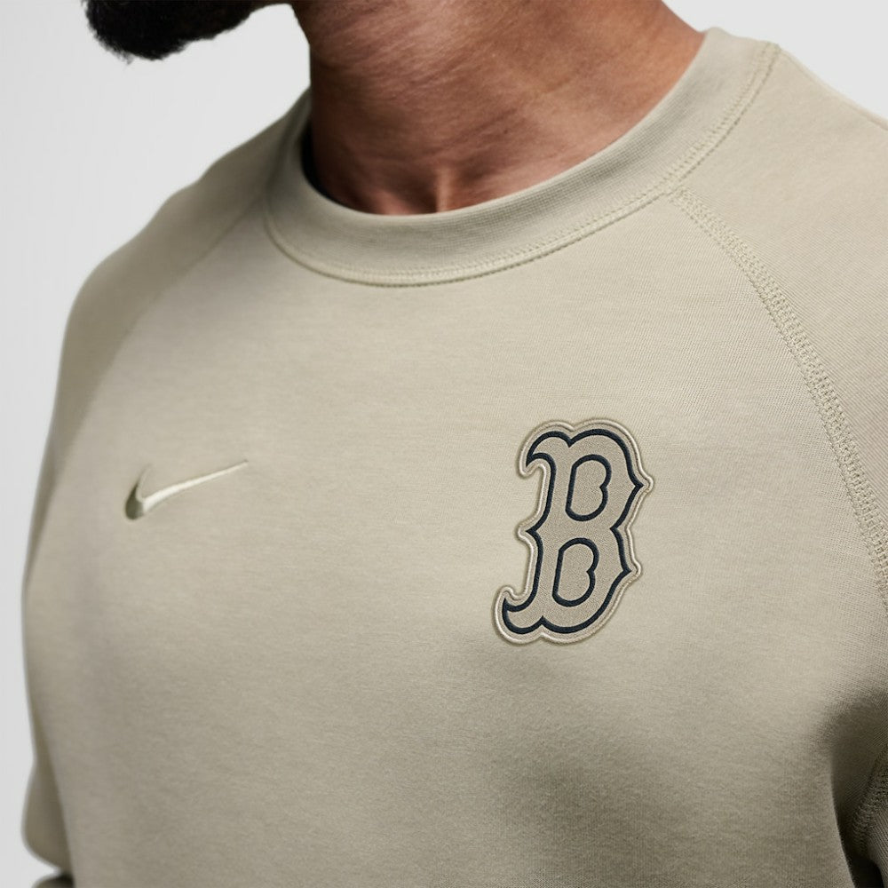 Boston Red Sox Tech Fleece Raglan Sweatshirt - Olive | Nike