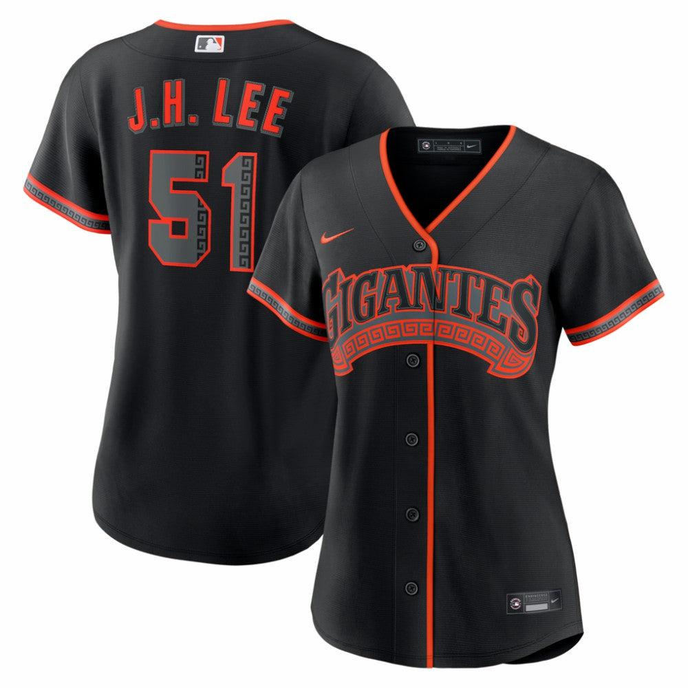 Jung Hoo Lee San Francisco Giants Women's Alternate Replica Jersey - Black | Nike