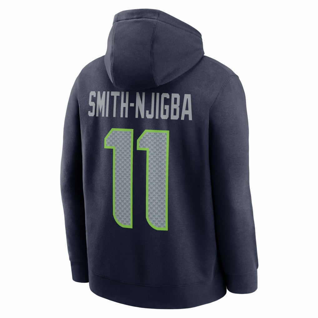 Jaxon Smith-Njigba Seattle Seahawks Name & Number Fleece Hoodie - Navy | Nike outlet