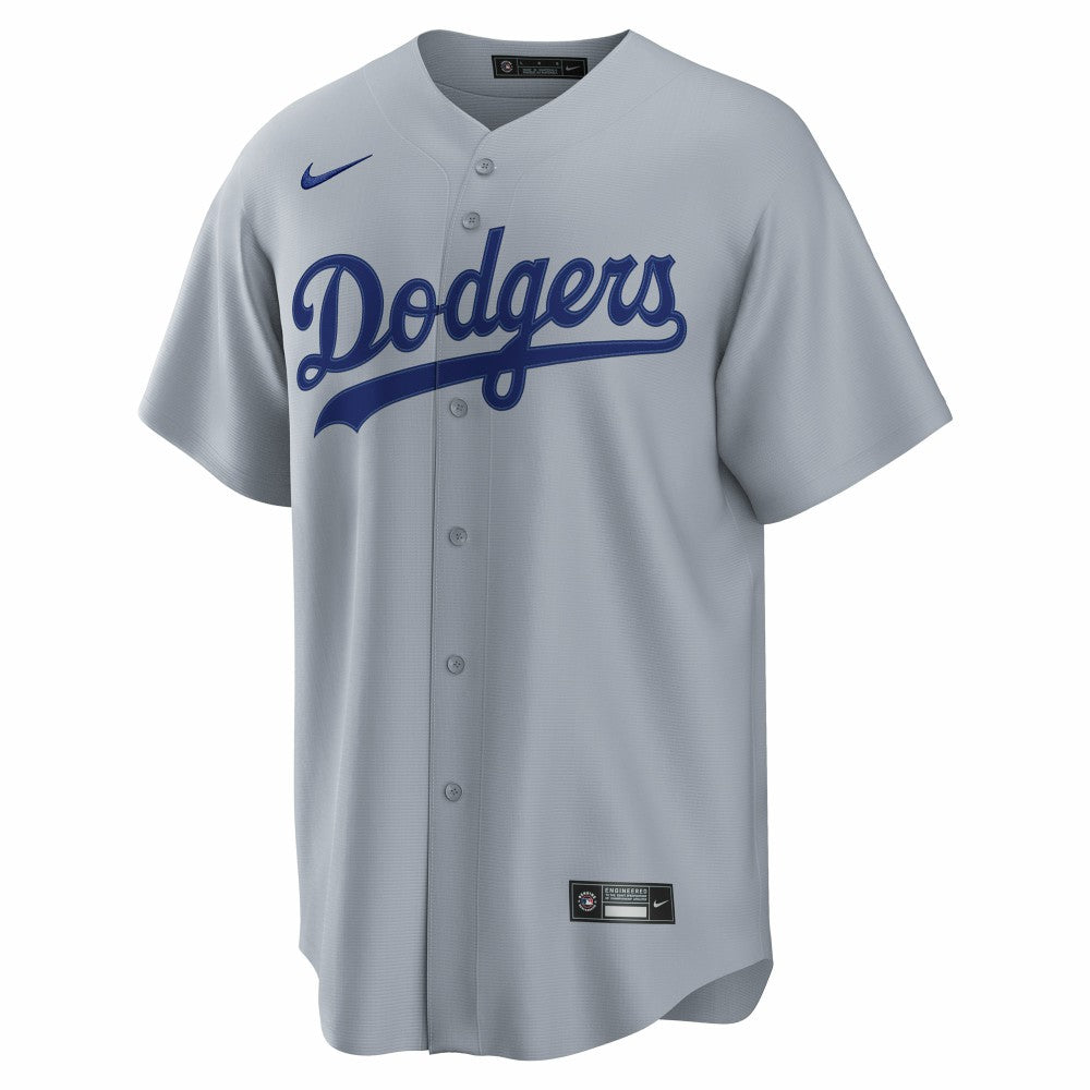 Yoshinobu Yamamoto Los Angeles Dodgers Road Replica Jersey - Gray | Nike