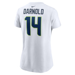 Sam Darnold Seattle Seahawks Women's Player Name & Number T-Shirt - White | Nike discount