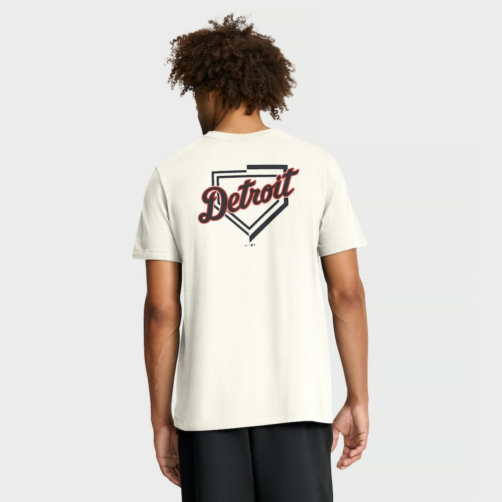 Detroit Tigers Primetime 2-Hit T-Shirt - Cream | Nike