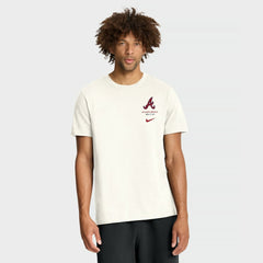 Atlanta Braves Primetime 2-Hit T-Shirt - Cream | Nike