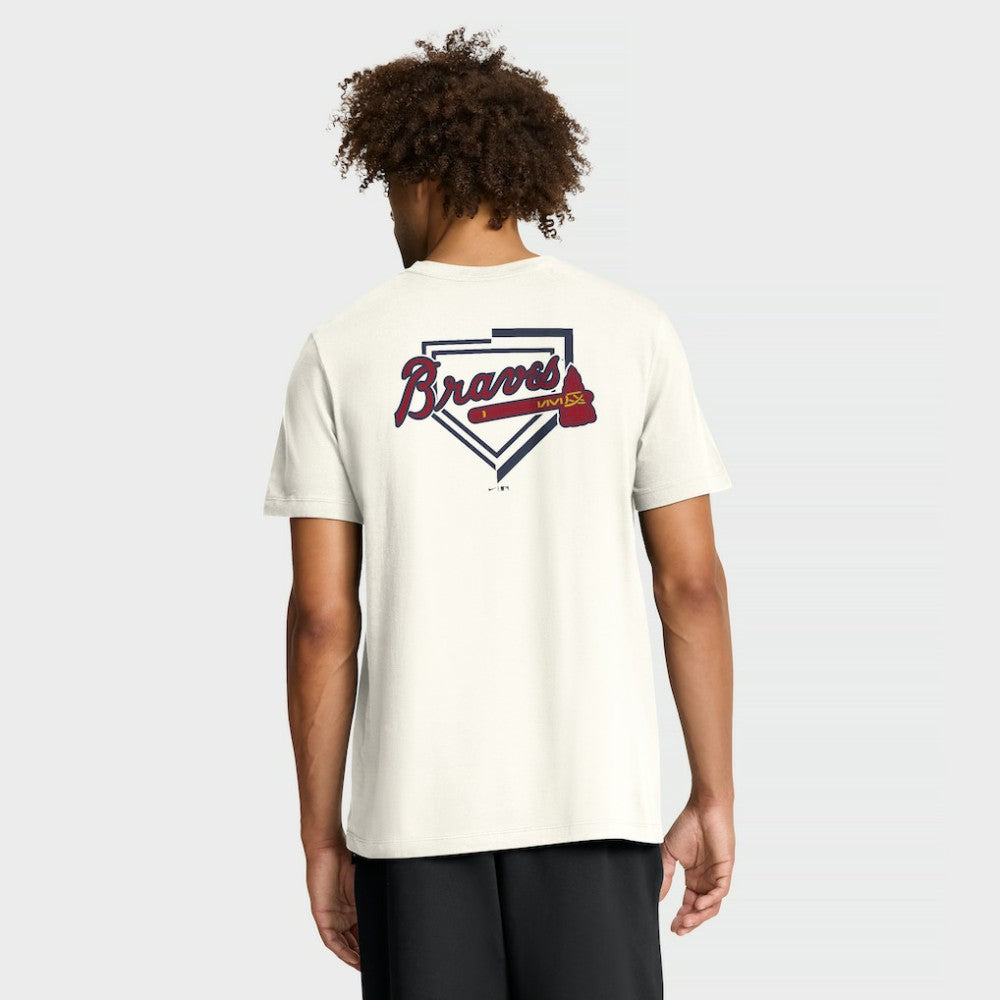 Atlanta Braves Primetime 2-Hit T-Shirt - Cream | Nike