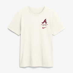 Atlanta Braves Primetime 2-Hit T-Shirt - Cream | Nike