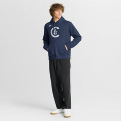 Chicago Cubs Cooperstown Collection Logo Club Hoodie - Navy | Nike