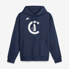 Chicago Cubs Cooperstown Collection Logo Club Hoodie - Navy | Nike