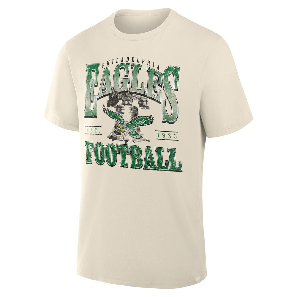 Philadelphia Eagles Team Archives T-Shirt - Cream on sale