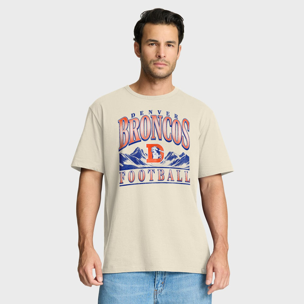 Denver Broncos Team Archives T-Shirt - Cream outlet
