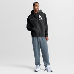 Los Angeles Dodgers Primetime Lockup Full-Zip Hoodie - Black | Nike
