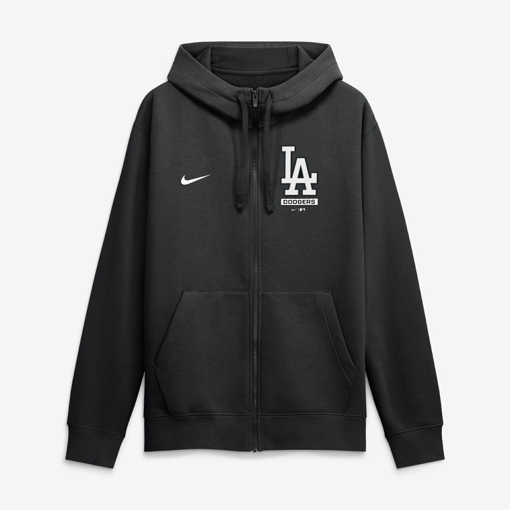 Los Angeles Dodgers Primetime Lockup Full-Zip Hoodie - Black | Nike