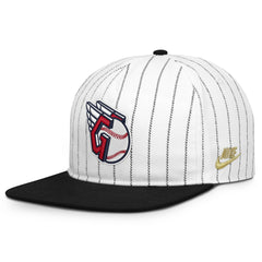 Cleveland Guardians Cooperstown Collection Pro Adjustable Hat - White/Black | Nike