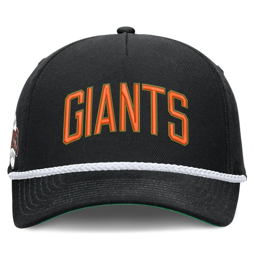 San Francisco Giants Cooperstown Collection Rise Adjustable Hat - Black | Nike