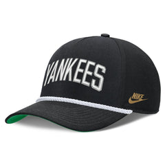 New York Yankees Cooperstown Collection Rise Adjustable Hat - Black | Nike