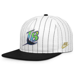 Tampa Bay Rays Cooperstown Collection Pro Adjustable Hat - White/Black | Nike