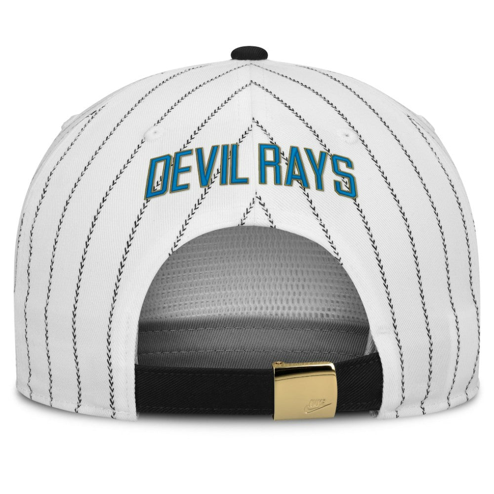 Tampa Bay Rays Cooperstown Collection Pro Adjustable Hat - White/Black | Nike