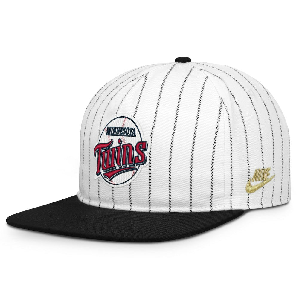 Minnesota Twins Cooperstown Collection Pro Adjustable Hat - White/Black | Nike