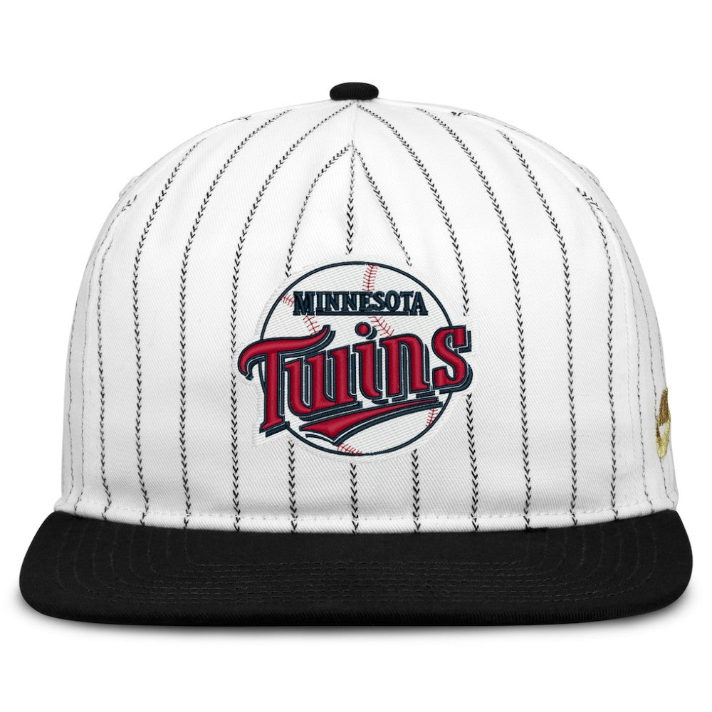 Minnesota Twins Cooperstown Collection Pro Adjustable Hat - White/Black | Nike