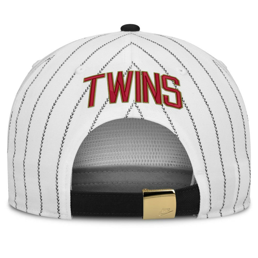 Minnesota Twins Cooperstown Collection Pro Adjustable Hat - White/Black | Nike