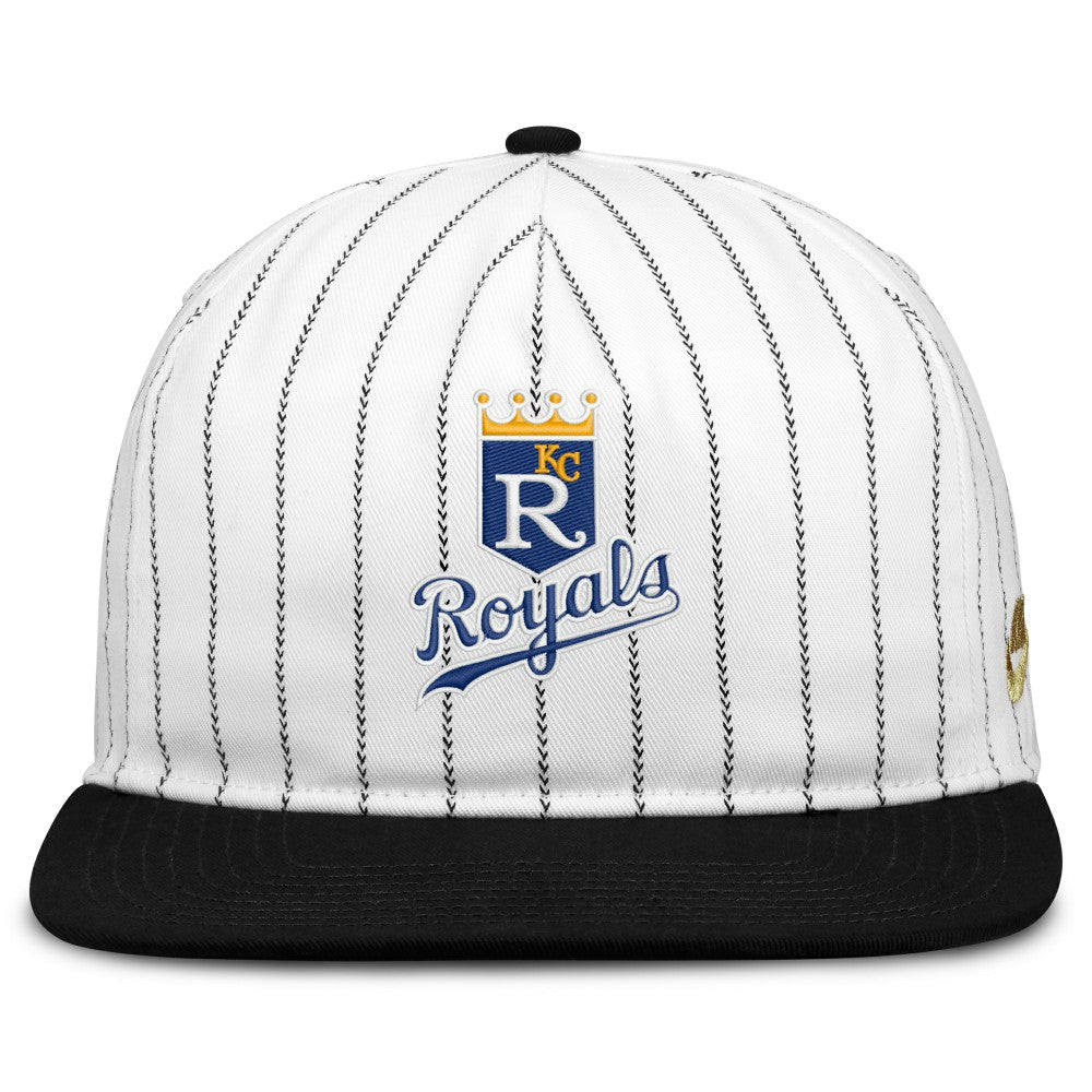 Kansas City Royals Cooperstown Collection Pro Adjustable Hat - White/Black | Nike