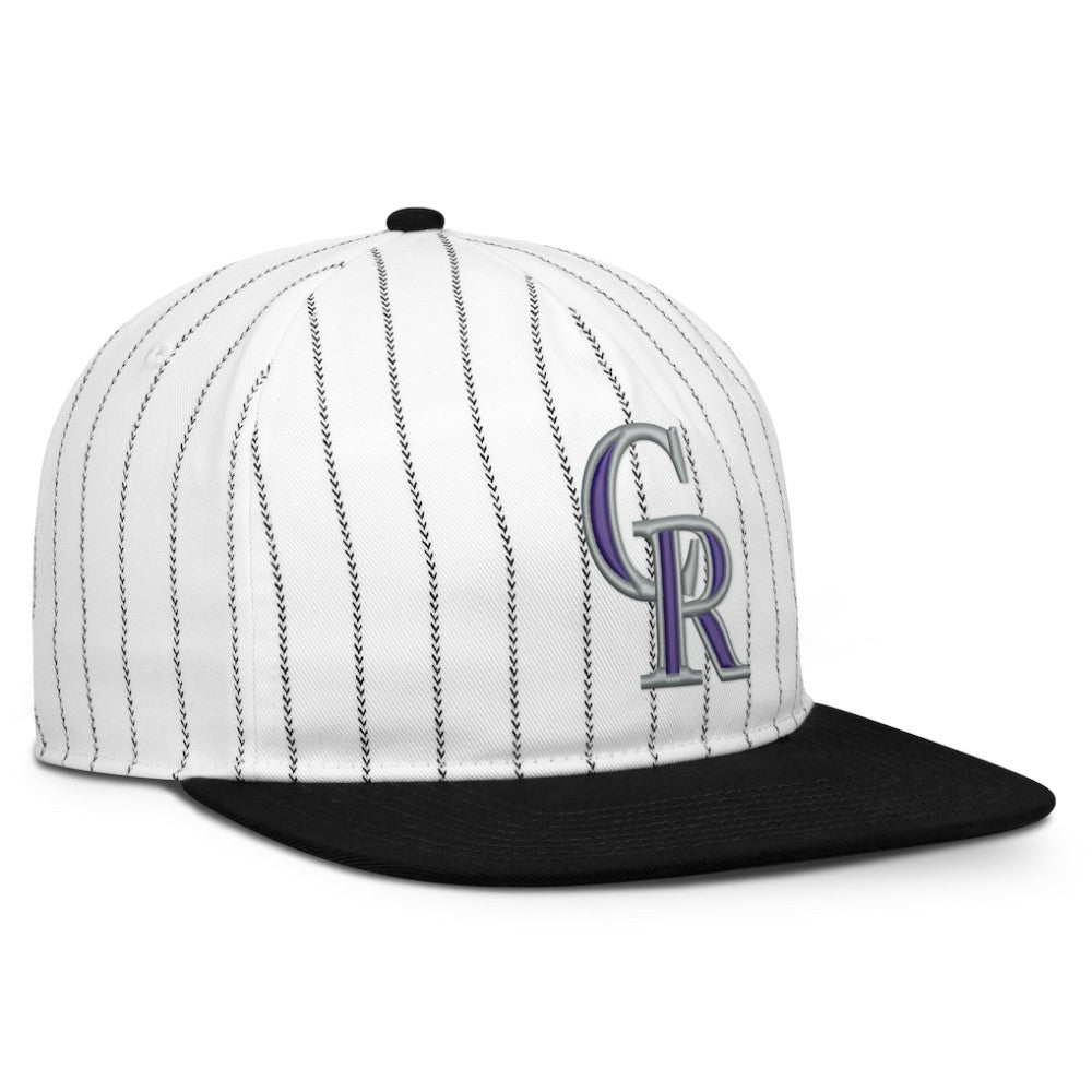 Colorado Rockies Cooperstown Collection Pro Adjustable Hat - White/Black | Nike