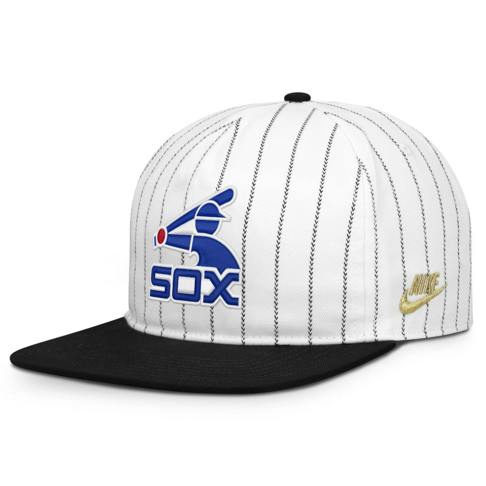 Chicago White Sox Cooperstown Collection Pro Adjustable Hat - White/Black | Nike