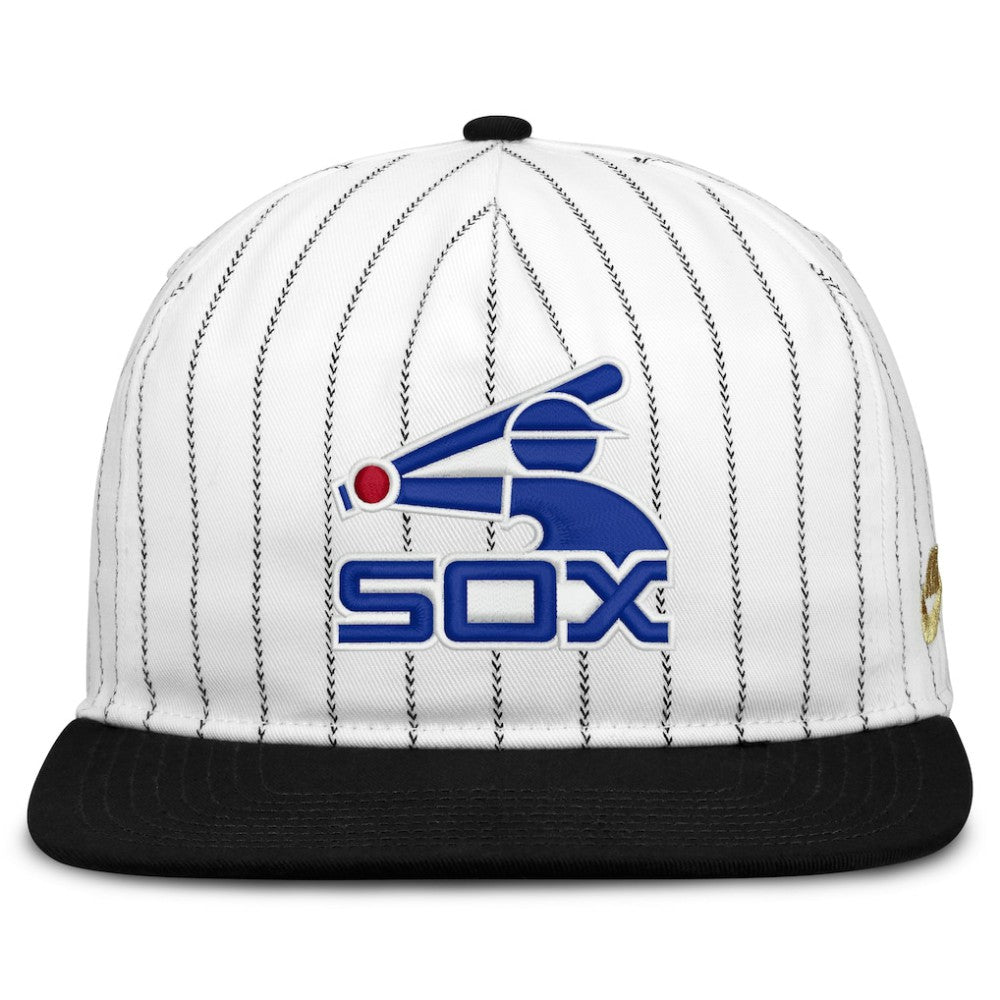 Chicago White Sox Cooperstown Collection Pro Adjustable Hat - White/Black | Nike