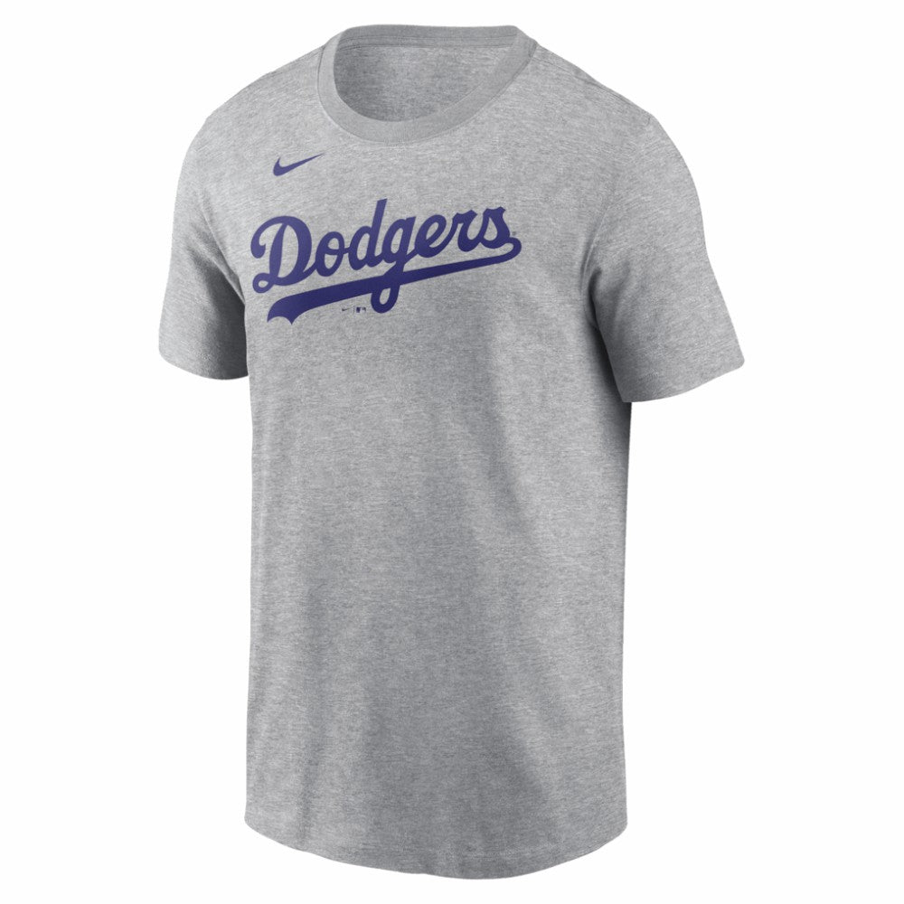 Mookie Betts Los Angeles Dodgers Name & Number T-Shirt - Heather Gray | Nike
