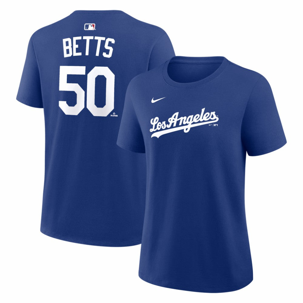 Mookie Betts Los Angeles Dodgers Women's Alternate Name & Number T-Shirt - Royal | Nike