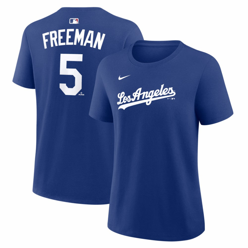 Freddie Freeman Los Angeles Dodgers Women's Alternate Name & Number T-Shirt - Royal | Nike