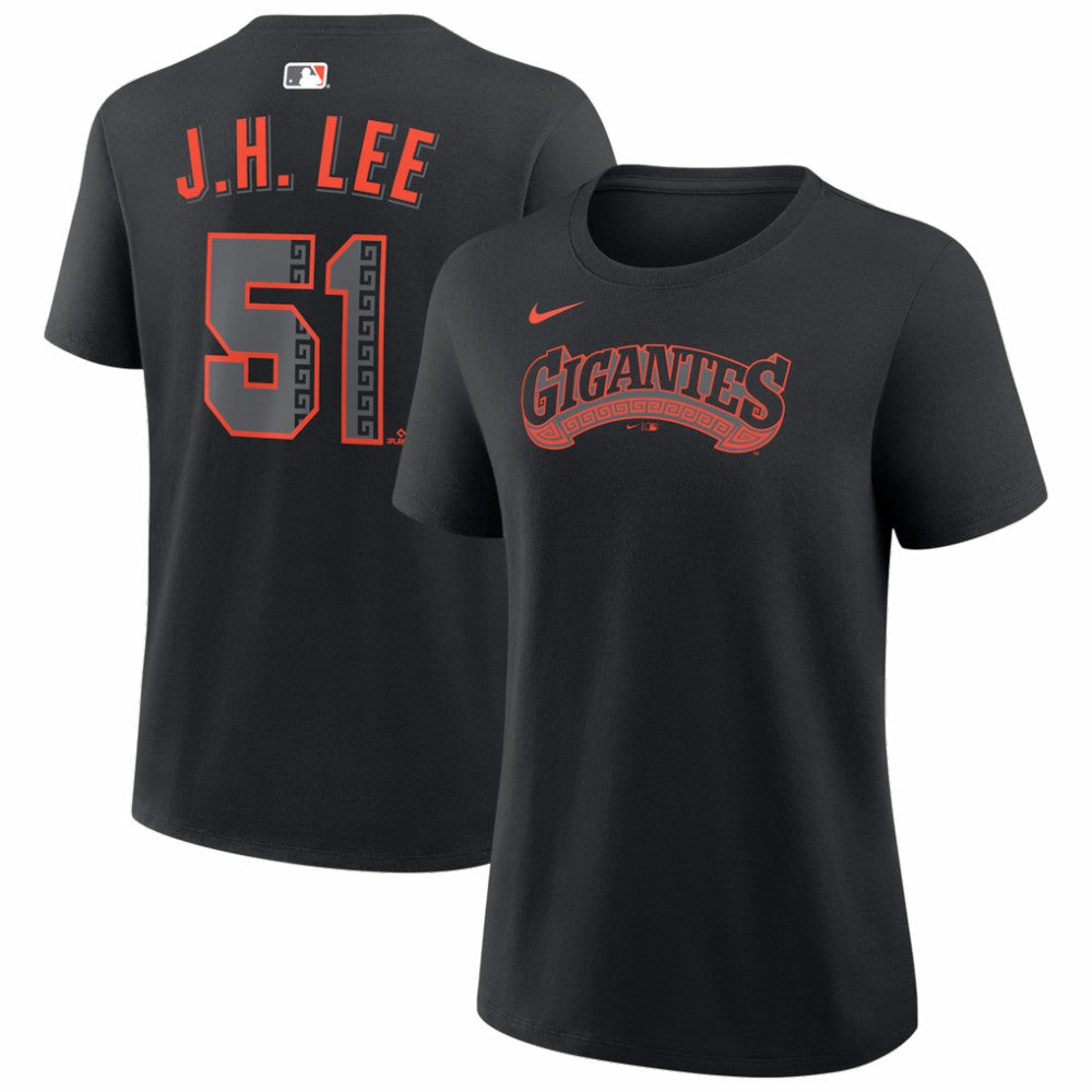 Jung Hoo Lee San Francisco Giants Women's Alternate Name & Number T-Shirt - Black | Nike