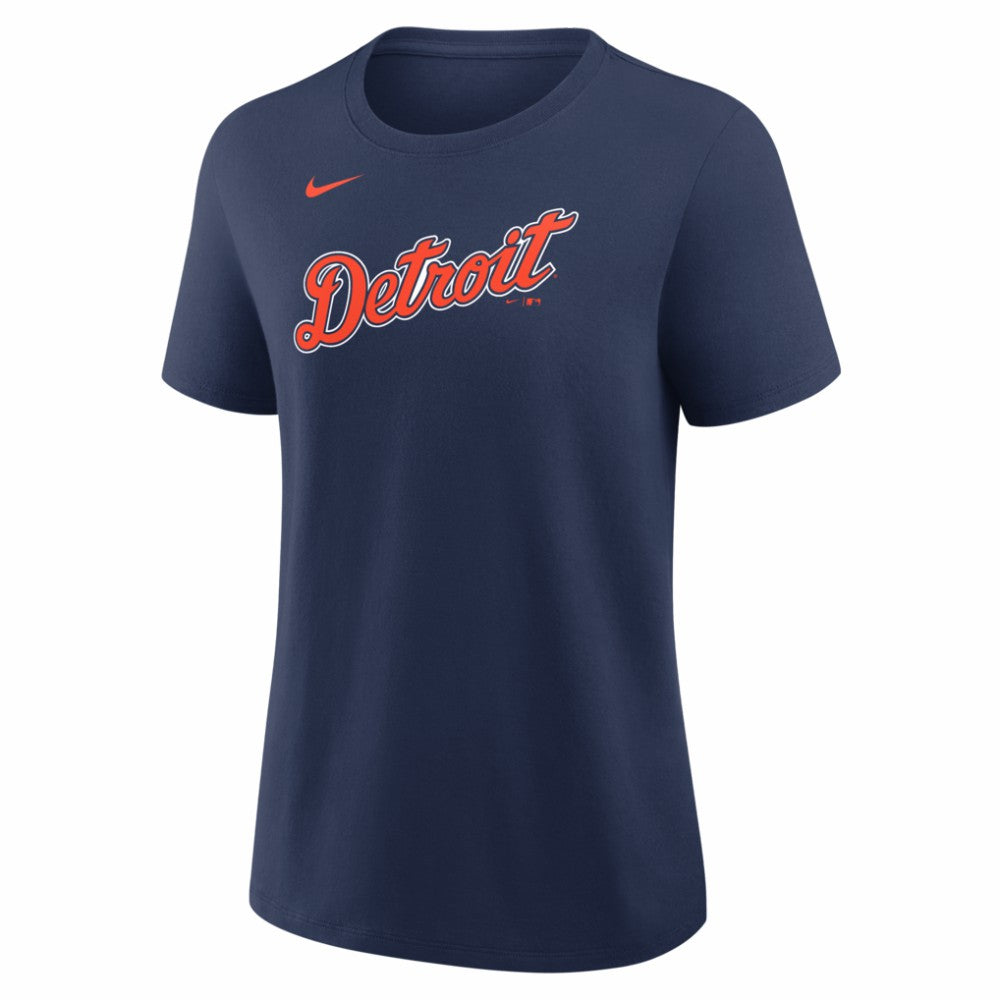 Javier Báez Detroit Tigers Women's Alternate Name & Number T-Shirt - Navy | Nike