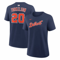 Spencer Torkelson Detroit Tigers Women's Alternate Name & Number T-Shirt - Navy | Nike