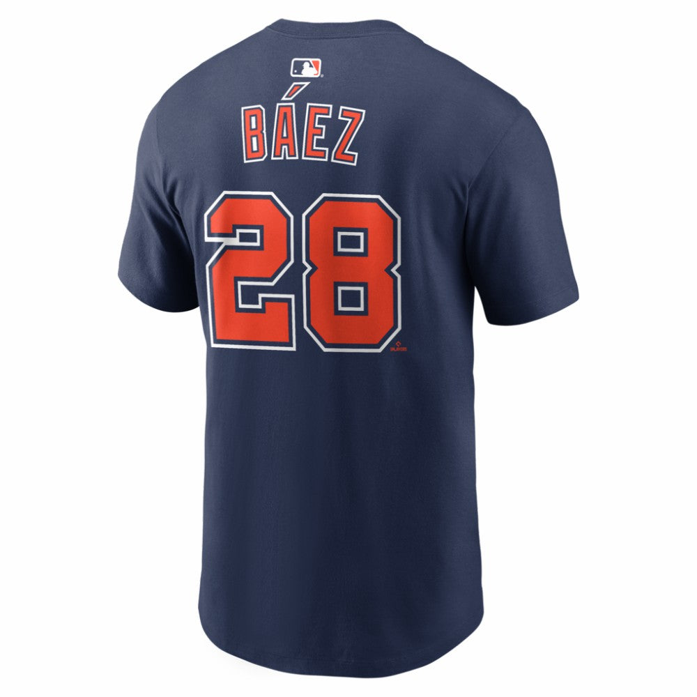 Javier Báez Detroit Tigers Alternate Name & Number T-Shirt - Navy | Nike