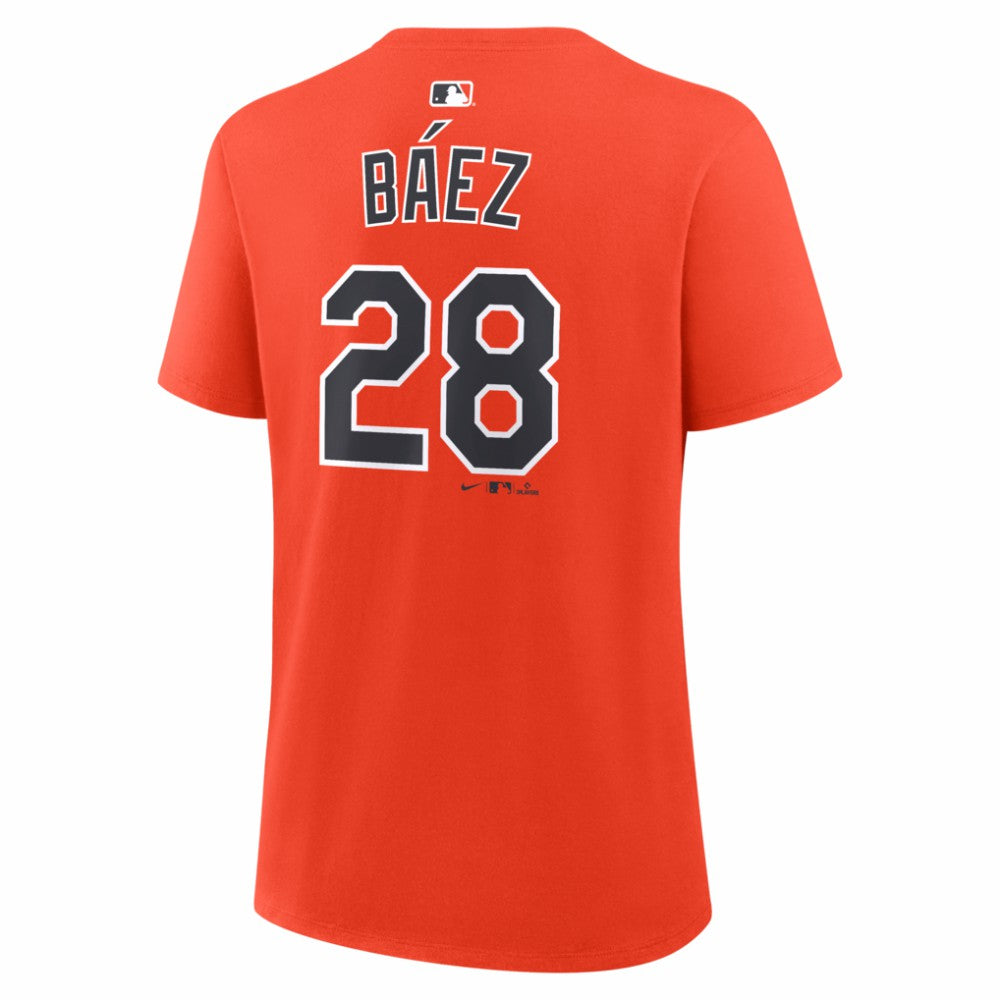 Javier Báez Detroit Tigers Women's Name & Number T-Shirt - Orange | Nike