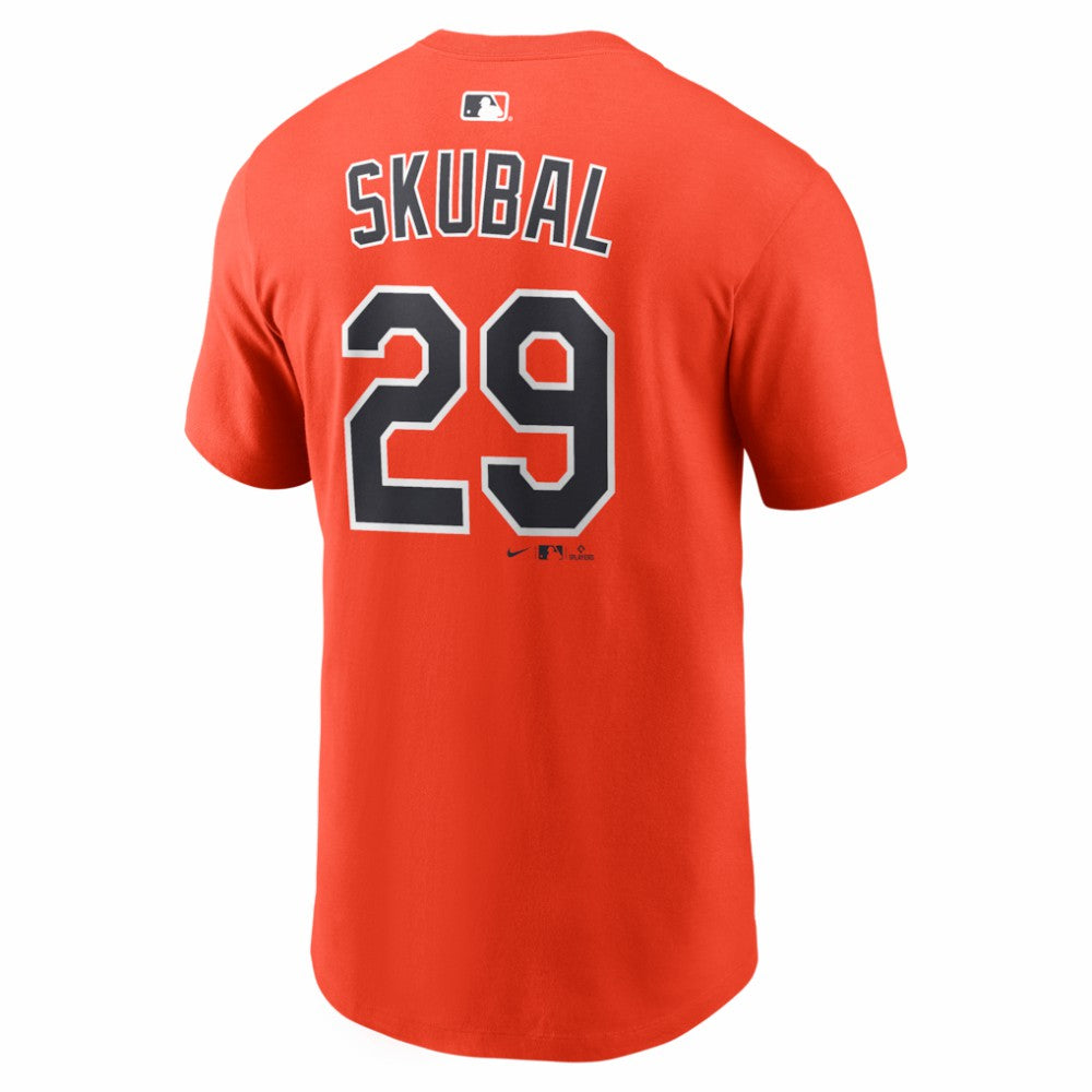 Tarik Skubal Detroit Tigers Name & Number T-Shirt - Orange | Nike