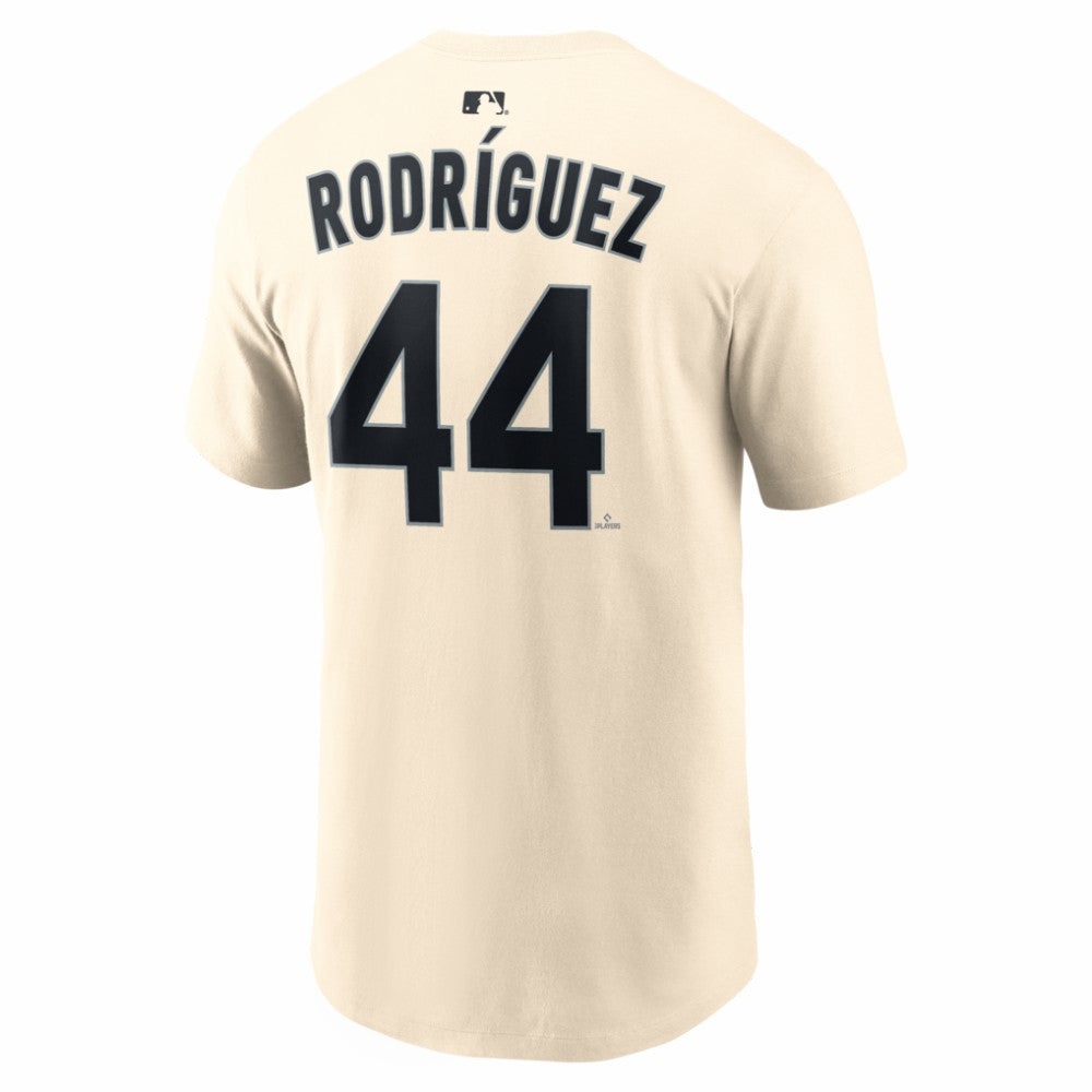 Julio Rodríguez Seattle Mariners Name & Number T-Shirt - Natural | Nike