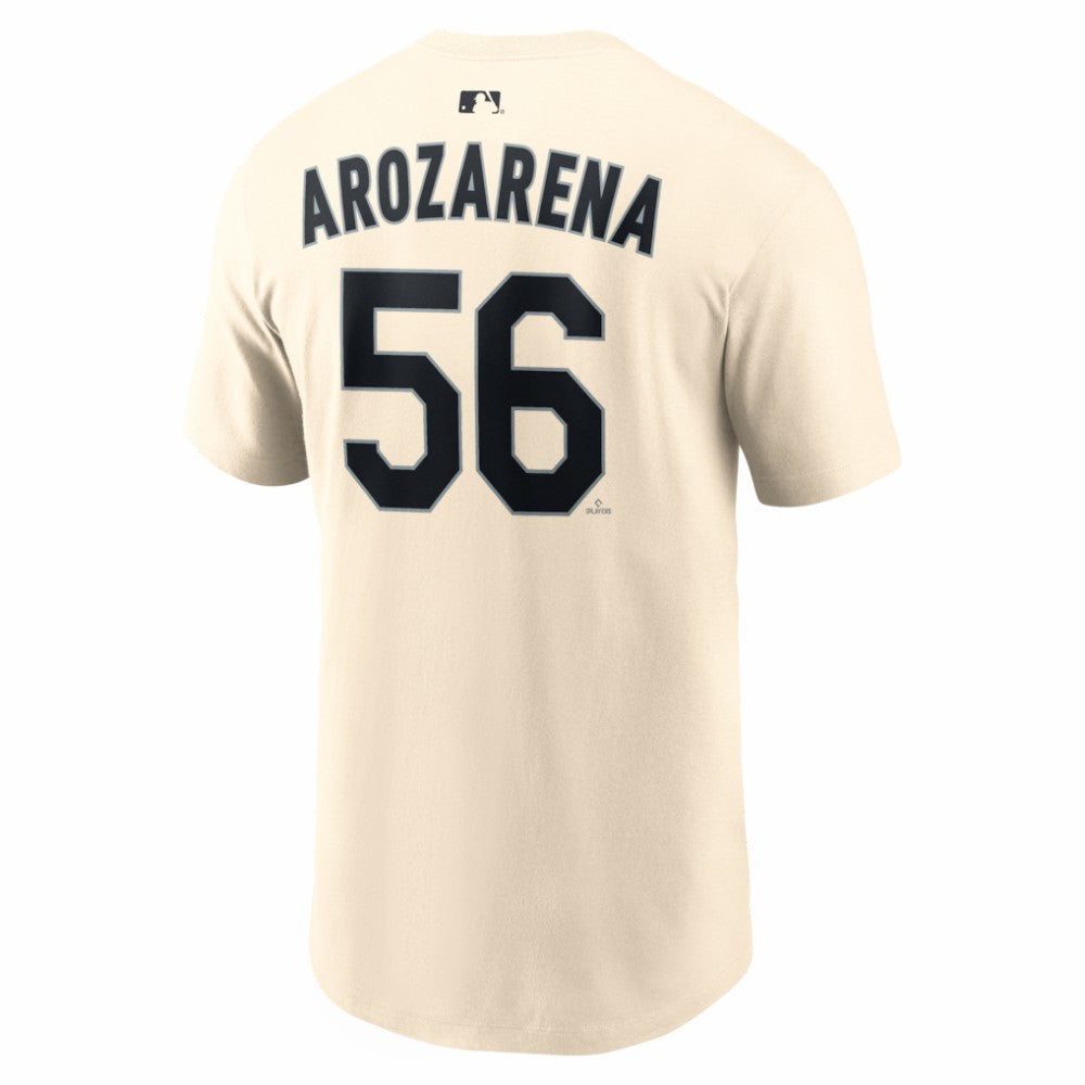 Randy Arozarena Seattle Mariners Name & Number T-Shirt - Natural | Nike