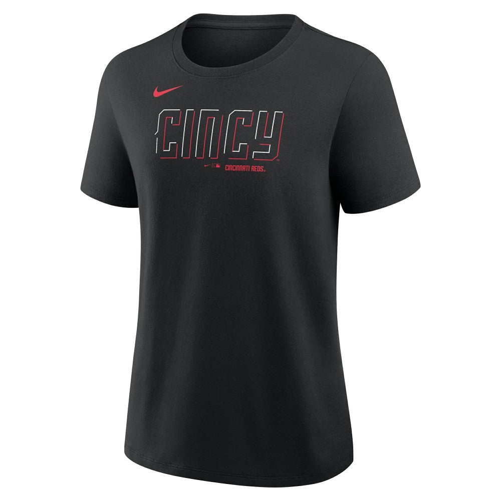 Elly De La Cruz Cincinnati Reds Women's Name & Number T-Shirt - Black | Nike