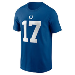 Daniel Jones Indianapolis Colts Name & Number T-Shirt - Royal | Nike sale