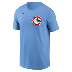 Pete Crow-Armstrong Chicago Cubs Fuse Name & Number T-Shirt - Light Blue | Nike