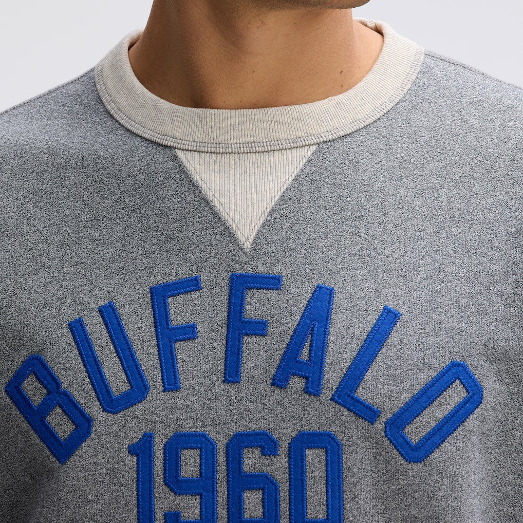 Buffalo Bills IconicFleece Pocket Sweatshirt - Athletic Heather Gray discount