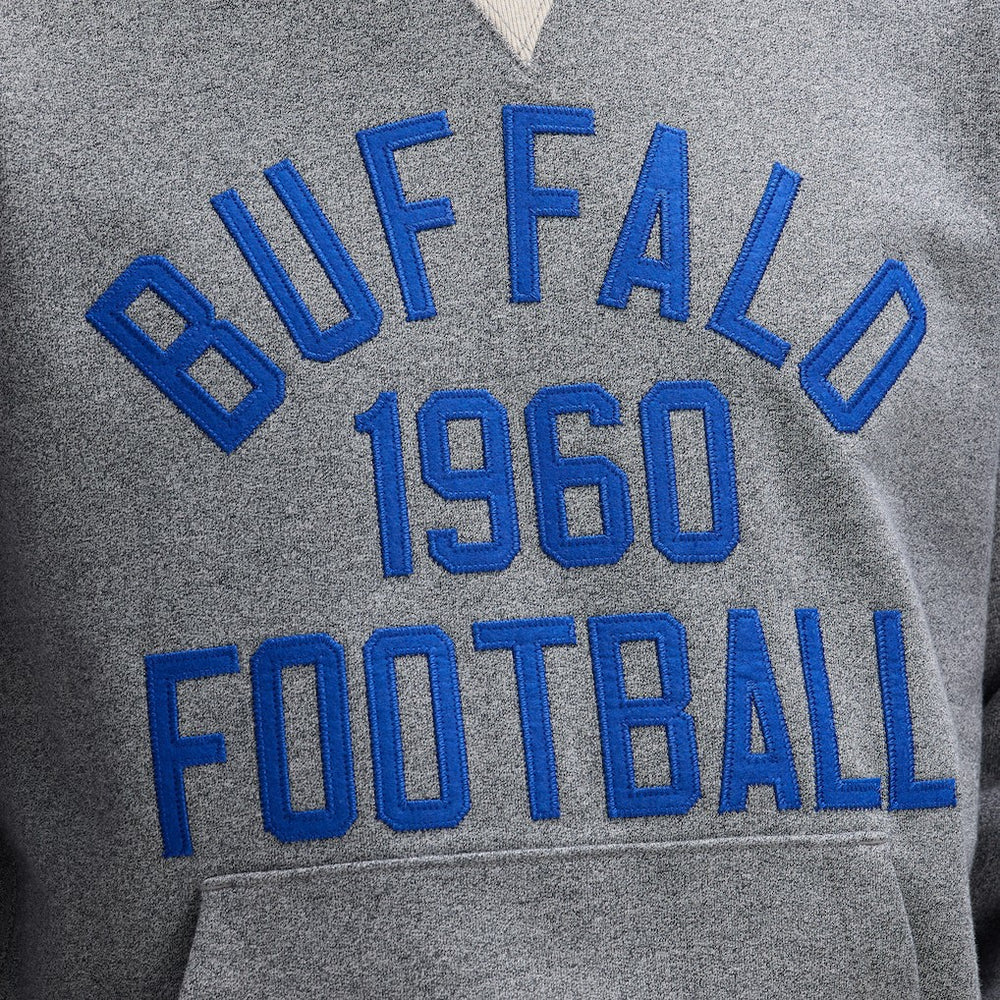 Buffalo Bills IconicFleece Pocket Sweatshirt - Athletic Heather Gray discount