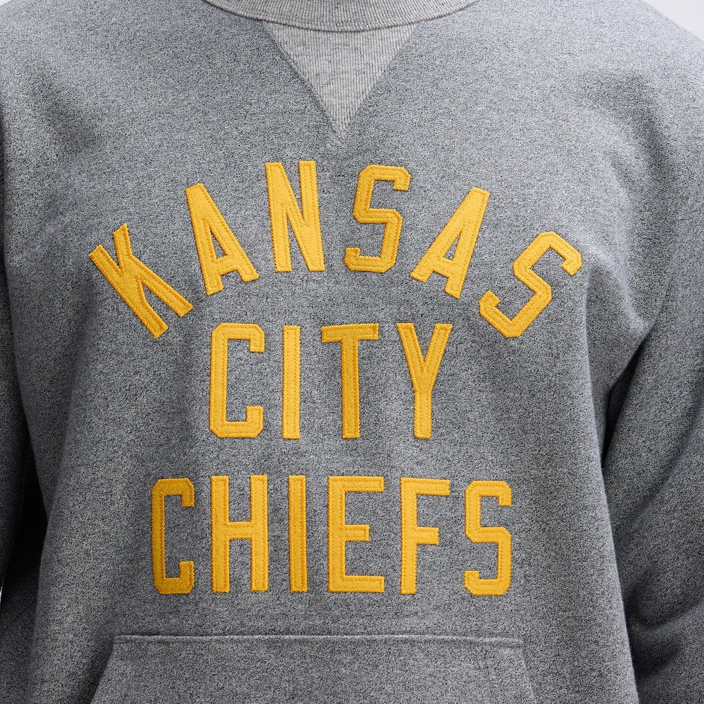 Kansas City Chiefs IconicFleece Pocket Sweatshirt - Athletic Heather Gray online