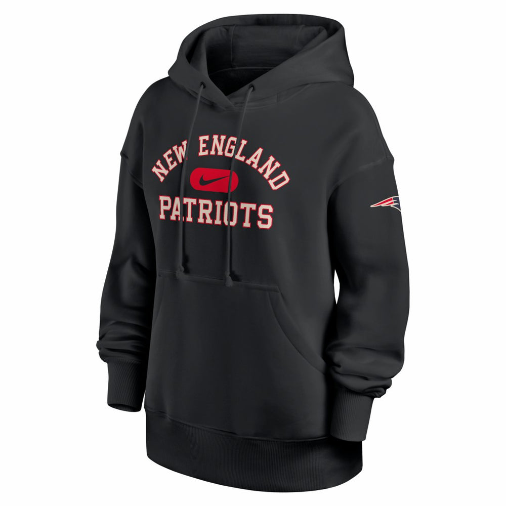 New England Patriots Women's Oversized Legacy Phoenix Hoodie - Black | Nike discount