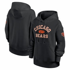 Chicago Bears Women's Oversized Legacy Phoenix Hoodie - Black | Nike outlet